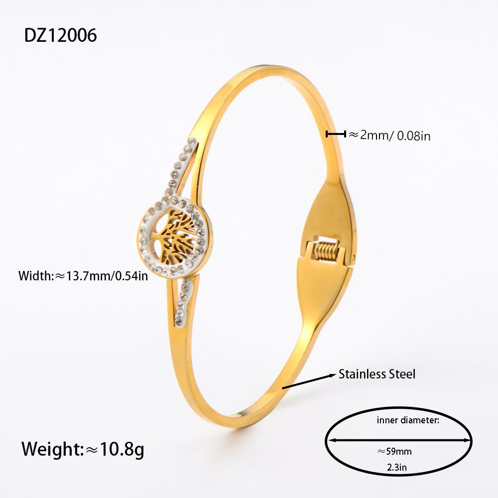 Роскошный полый дизайн с бриллиантами, титановая сталь, позолоченный, гипоаллергенный, браслет-манжета в форме восьмерки