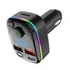 USB Car Bluetooth 5.0 FM Transmitter Type C Car Charger Auto Radio Handsfree Wireless Car Kit Car MP3 Support TF Card U Disk