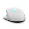 Alienware Wireless Gaming Mouse AW620M Silver 7 Optical 1KHz Polling 26000 DPI 650 Lightweight Million RGB - White, Buttons, Sensor, Rate, (5 Levels),