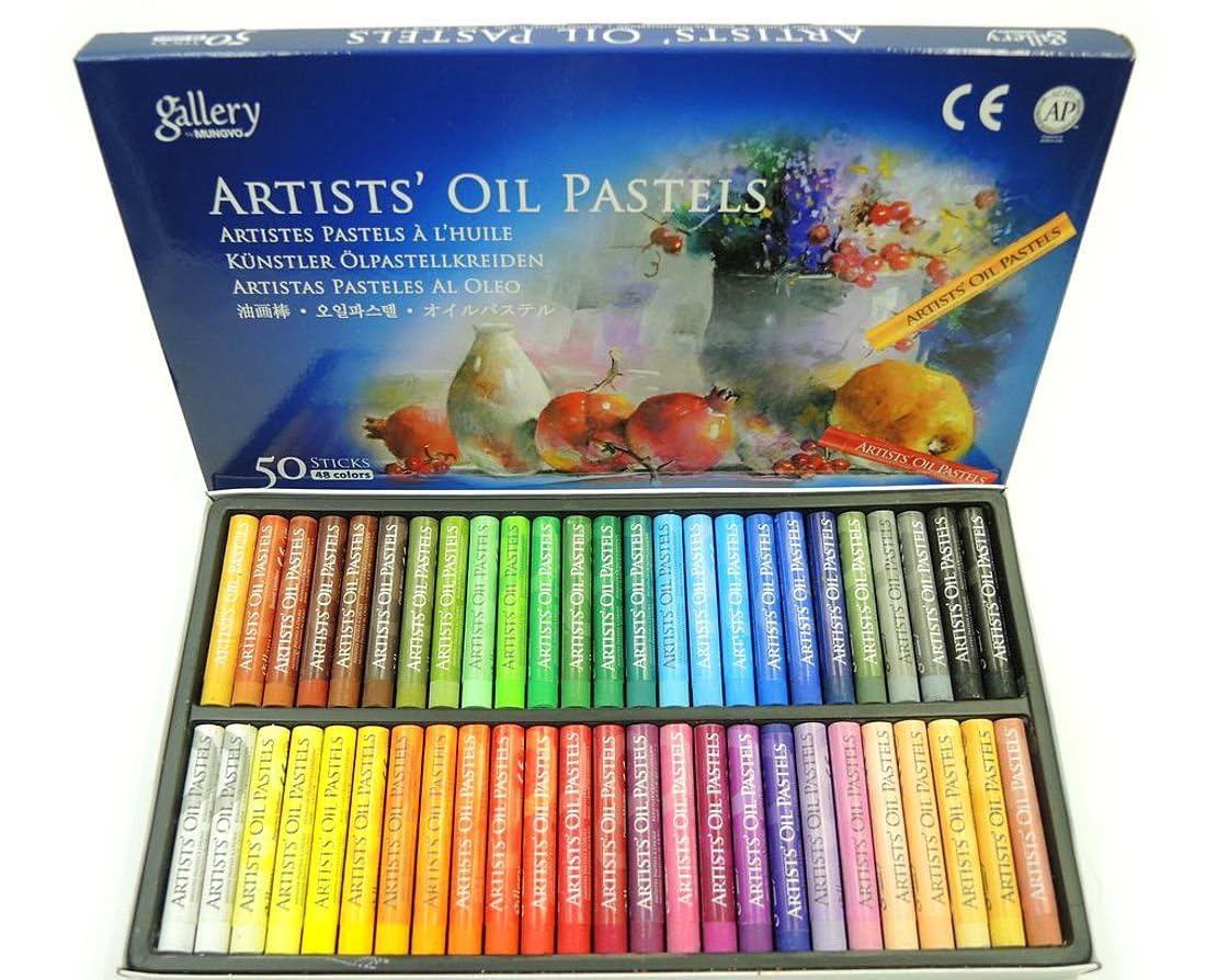 

Gallery Artist s Oil Pastels Set 48 Colors 50 Pieces Enchanting World of Pastels