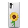 sunflower Lavender Flower Clear Phone Case For Xiaomi Redmi Note 12 10C 10 11 9 8 Pro Plus 9S 7 8T 9T 9A 8A 9C K50 K40 Cover