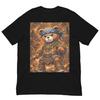 Aztec Warrior Teddy Bear Shirt, Tribal Bear Fighter Tee, Cute Mesoamerican Warrior Design, Fantasy Animal Graphic T-Shirt
