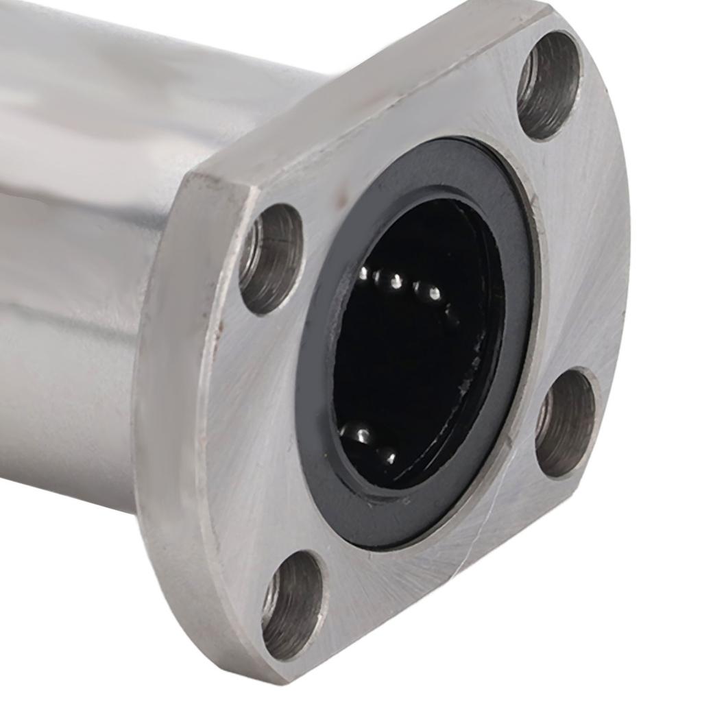 25UU Linear Motion Bearing, 25mm Inner Diameter Bearing with Flange for Equipment, Machine Rod Column