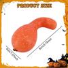 10 Pieces Foam Pumpkins Halloween Thanksgiving Decorations Orange Tabletop Centerpiece Harvest