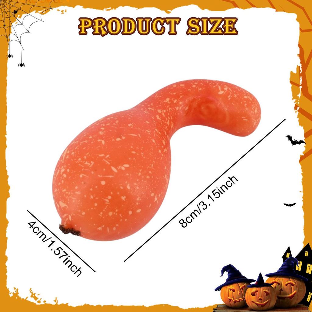 10 Pieces Foam Pumpkins Halloween Thanksgiving Decorations Orange Tabletop Centerpiece Harvest