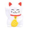 Mascot Toothbrush with Suction Cup, Maneki Neko, White