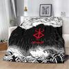 Hot Anime Comics Berserks Printed Blanket Picnic Blankets Warm Blanket Soft and Comfortable Blanket Home Travel Birthday Gift