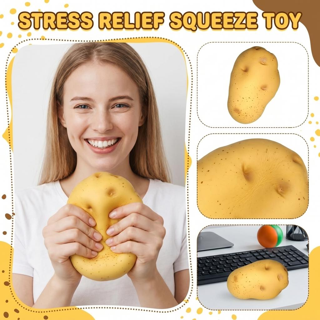 Stress Relief Toy for Hand Exercise and Sensory Play Stretchable Squeeze Toy for Adults and Children Desk Fidget Toy for Relaxation and Focus