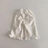 Baby Girl Retro Fungus Edge Pants Casual Girls' Pants Lace Wide Leg Pants Anti Mosquito Trend