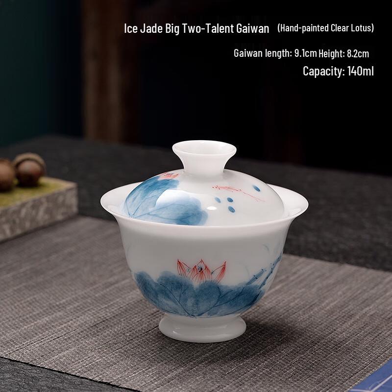 Yilutang Hand-Painted Blue Line Ceramic Master Teacup