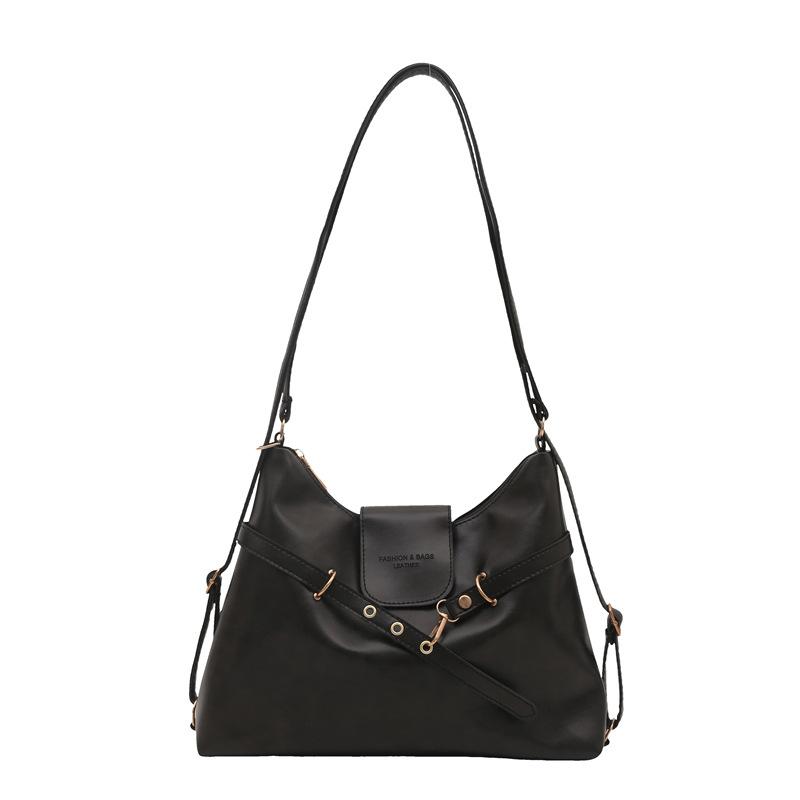 

Большая вместительная сумка-тоут премиум-класса женская сумка-тоут из искусственной кожи модный рюкзак чёрный