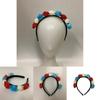 Elegantes Blumen-Haaraccessoire Stirnband für das 70. Platinjubiläum der Königin, inspiriertes Design im Union Jack-Stil