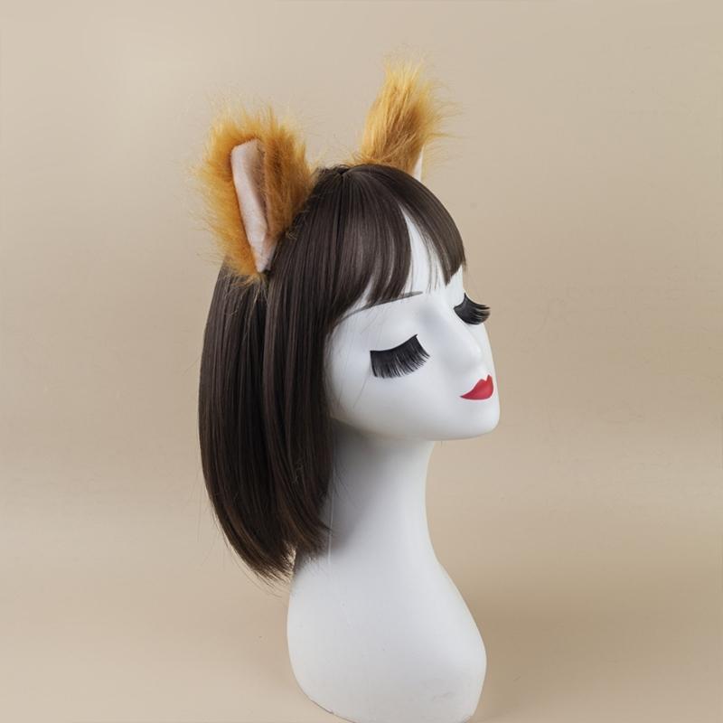 Child Animal Role Play Costume Animal Ear Headband Tail Skirt Halloween Animal Outfit Accessory for Kid Boy Girl Cosplay