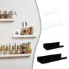 4Pcs Hanging Display Shelves for Books and Records Easy Install Photo Presentation Rack Multipurpose Floating Shelf