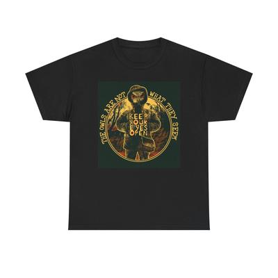 Keep Your Eyes Open Graphic T Shirt Brand New Cotton Tee