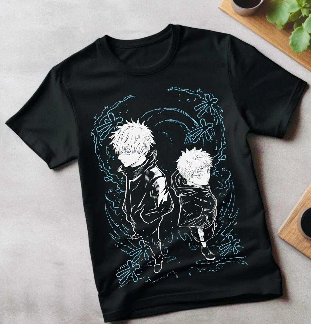 Аниме Винтаж Специальная футболка Футболки Манга Аниме Любовь Унисекс Футболка Японская S