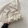 Sweet Cute French Nordic Style Bowknot Folded Shoulder Tote Bag