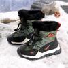 Children's Winter Mid-Calf Snow Boots, Thick Velvet-Lined Cold-Resistant Leather for Boys & Girls