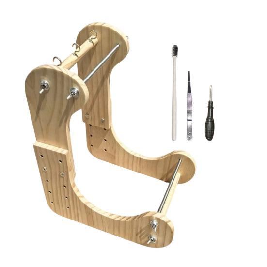 Bead Loom Kit for Adults, 5 Length Adjustable Standing Beading Loom, Weaving Loom for DIY Bracelets Necklaces Keychains Jewelry & Crafts