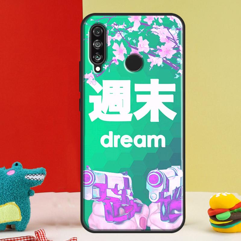 Vaporwave Glitch Anime For Huawei Nova 9 10 SE 12i 12s 11i 5T Y91 Y90 Y60 Y70 Y72 Y61 P60 Pro P20 P30 P40 Lite Case