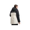 Fila Original Warm Casual Versatile Hooded Down Jacket Women Outerwear Fresh-Milk-White F11W449901FIV