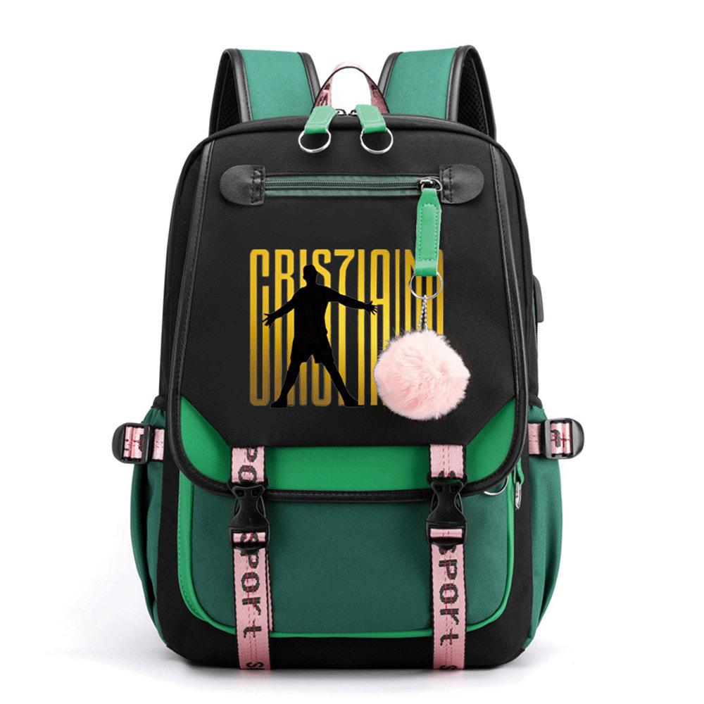 3-delige Schoolrugzakset voor Studenten Grote Capaciteit Oxford Stof Schooltas met Schouderband en Etui A48 backpack