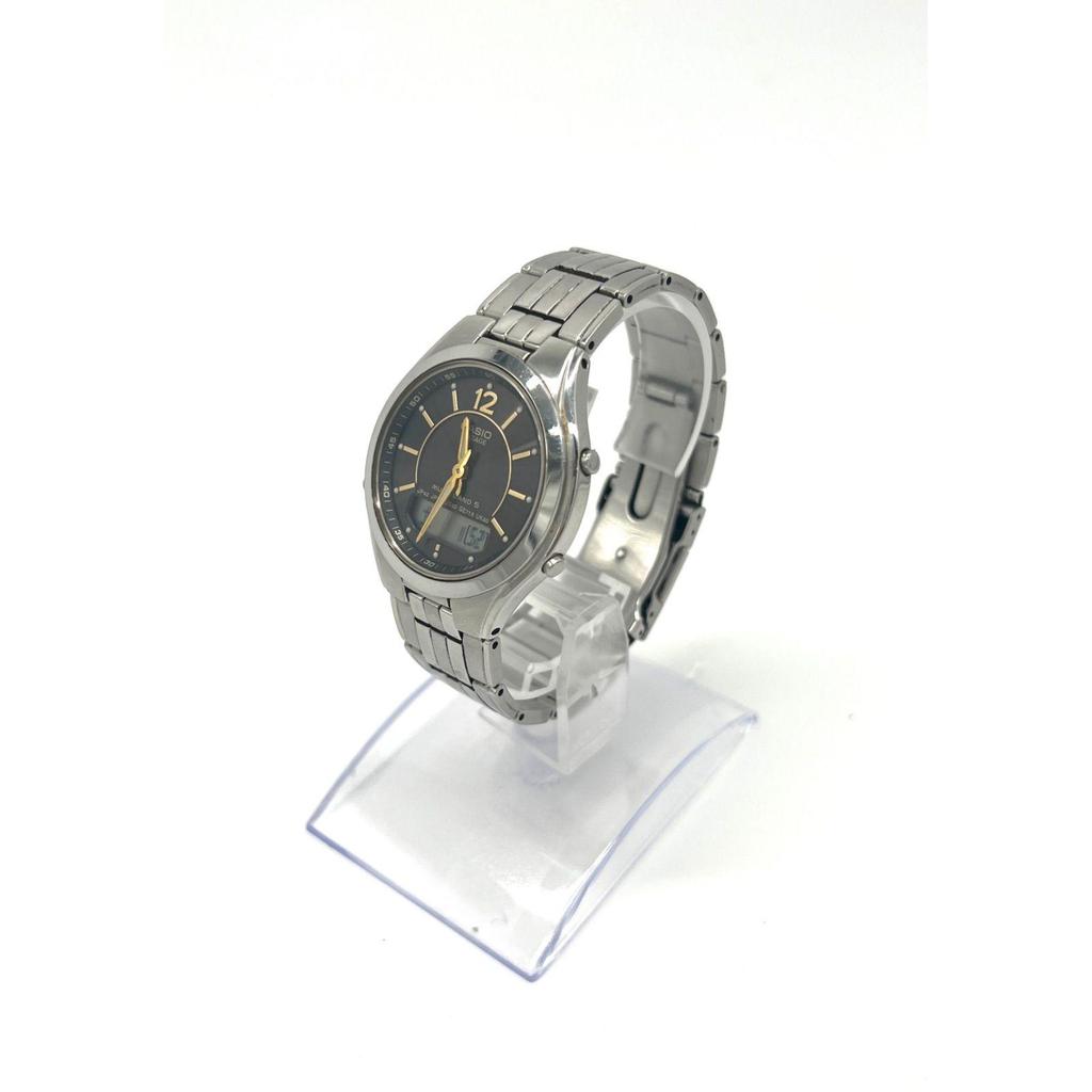 Used CASIO LINEAGE LCW-M200 Radio-controlled Solar Powered Men's Watch, Working Condition