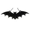 Halloween Platzsparender Organizer Kleiderbügelständer Retro Gotischer Schlüsselhalter Holzfledermaus Wandhaken Studentenwohnheim