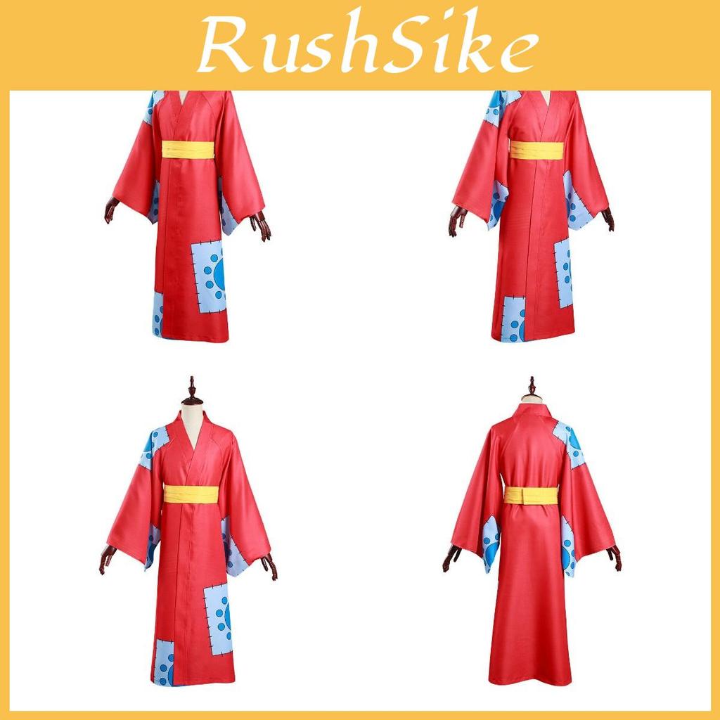 One Piece Wano Country Cosplay Costume For Monkey D Luffy Fans