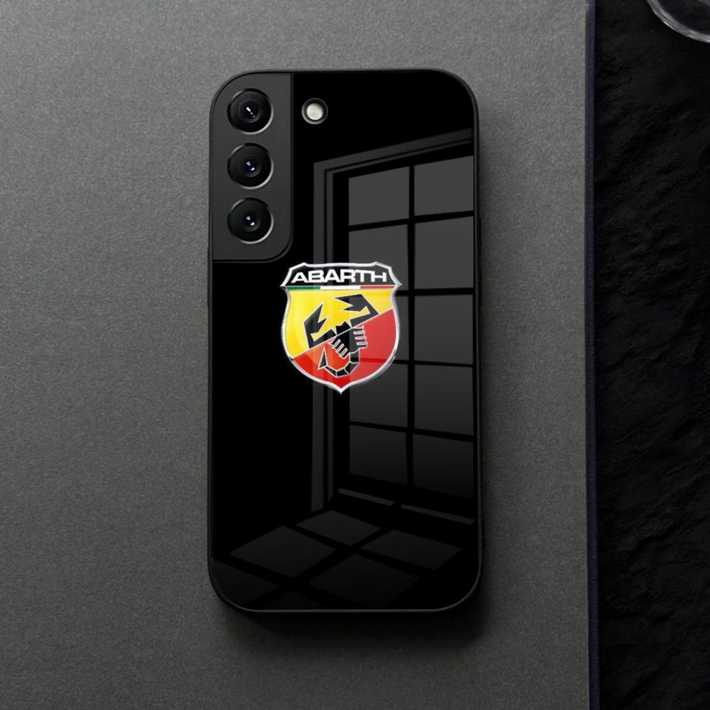 A-ABARTHEs Italy Car Phone Case Glass For Samsung Galaxy S21 S25 S22 S20 S24 S23 Ultra Fe Plus A16 A34 A54 A24 Coque