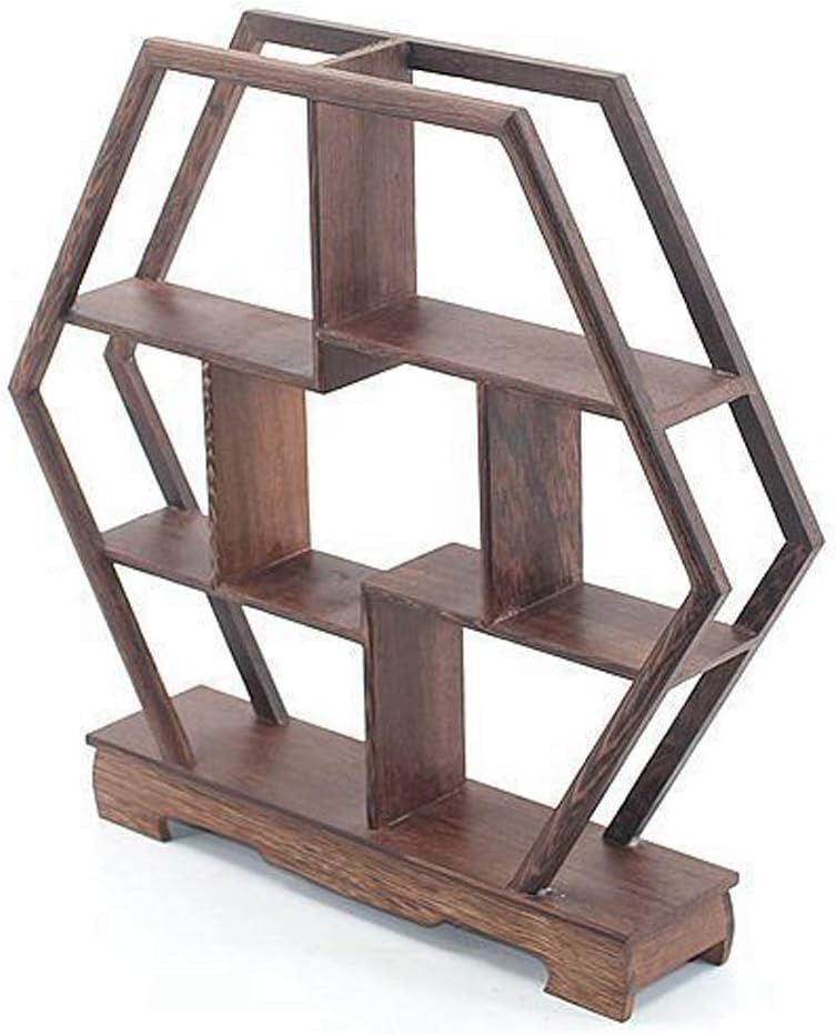 VICHE CATT Chinese Tea Incense Vase Display Wooden Flower Japanese Modern Antique Furniture and Object Utensil, Burner, Bonsai, Stand, Rack, Style,