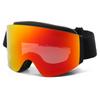 UV400 Protection Skiglasses Sport Snow Board Eyewear Oval Custom Anti Fog Glasses Googles Straps Flip up Lens Ski Goggle