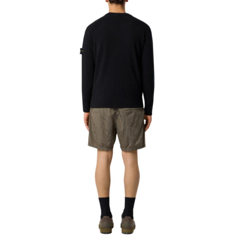 Stone Island 5100065 Light Rws Geelong Wool Badge Loose Fit V-Neck Button Long Sleeve Sweater Men sweater K2S155100065S00B4V0029