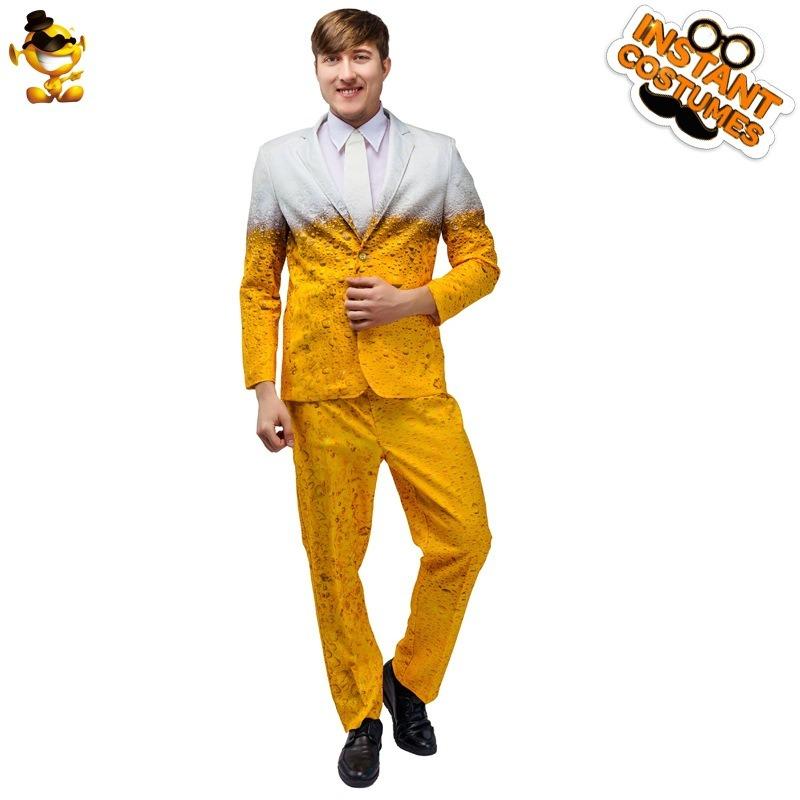 Pánský karnevalový pivní oblek kostým na jeviště kostým na Halloween cosplay vystoupení