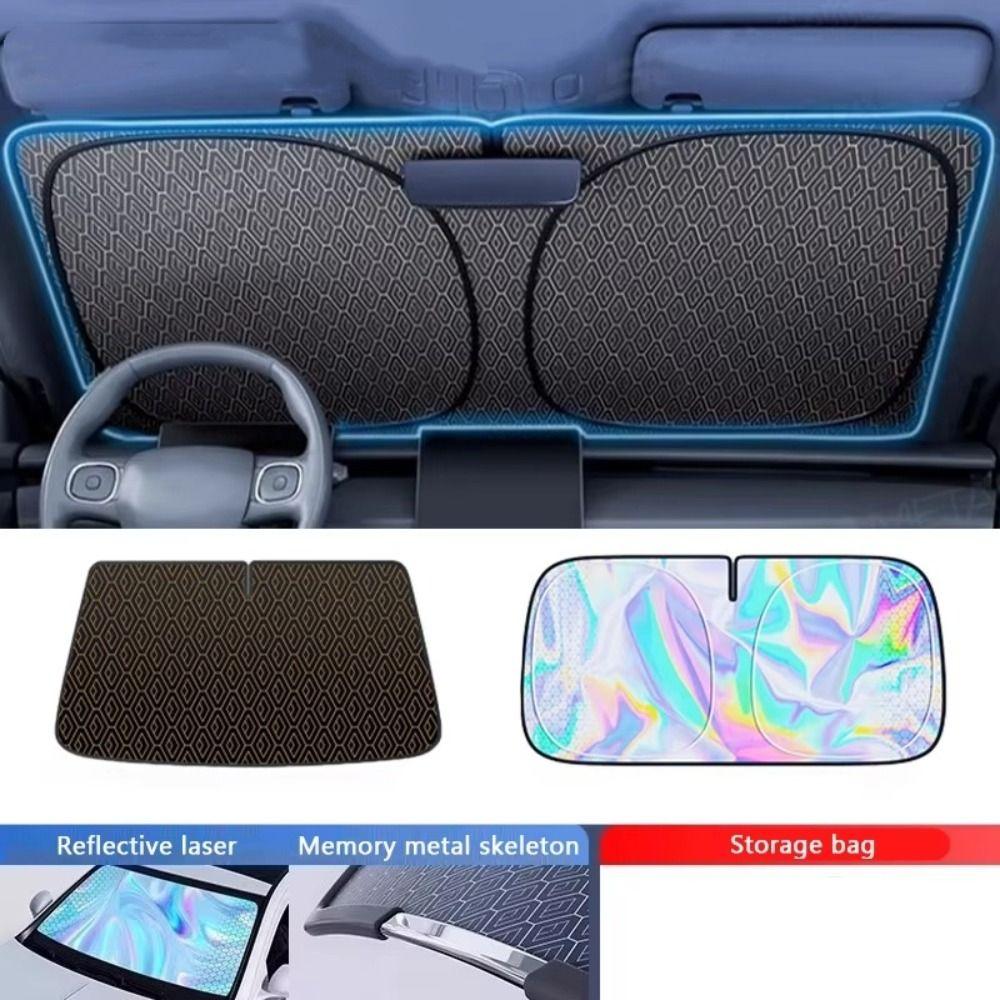 Thicken Auto Sun Protection Visor 5-Layer Car Sun Shade Car Windshield Cover  Front Sunshade