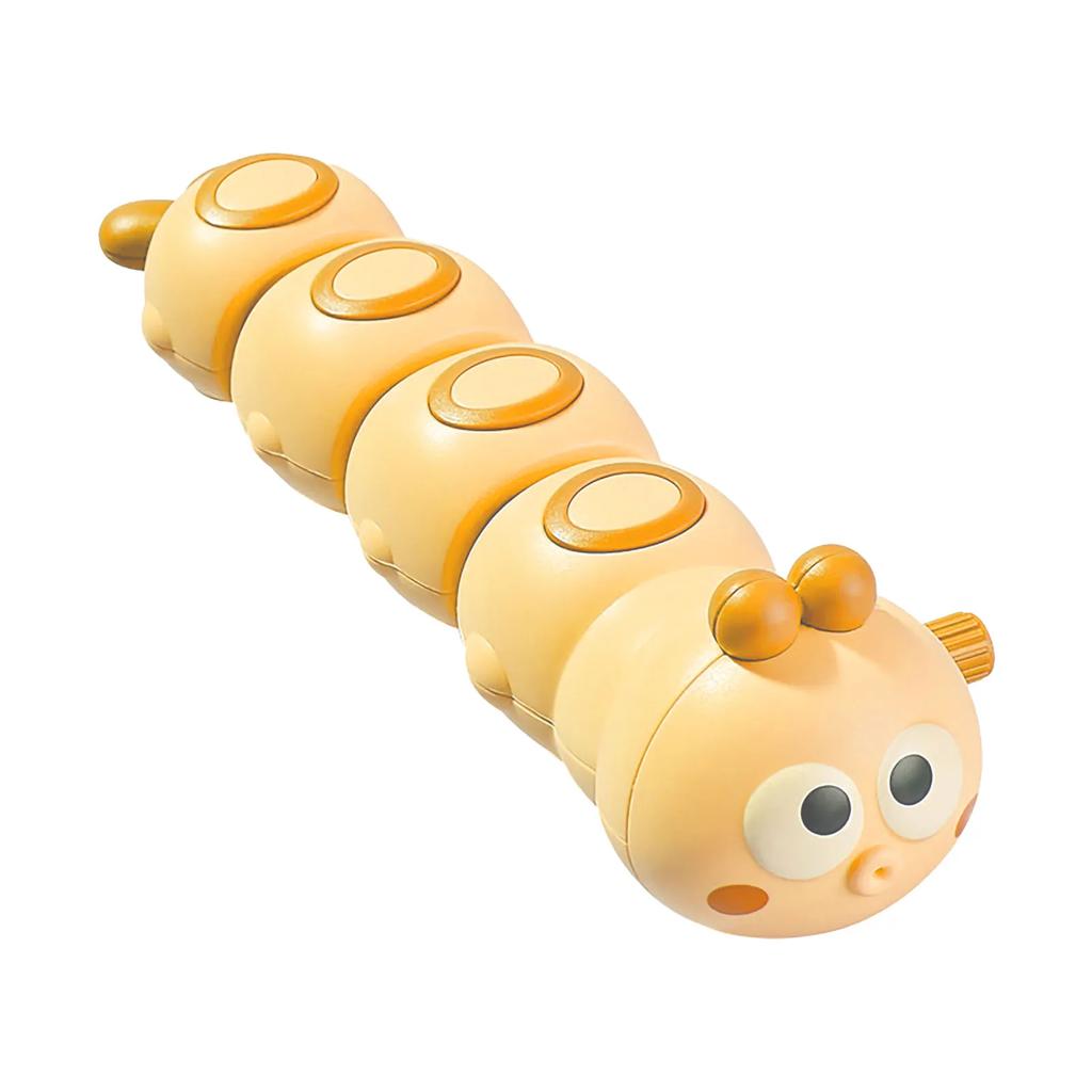 Cartoon Caterpillar Clockwork Crawling Toy Parent Child Interactive Cute Animal Wind Up Toy for Kids Educational Toy