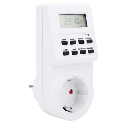 Elektrische Zeitschaltuhr Stecker-Timer-Steckdose LCD-Anzeige TM03