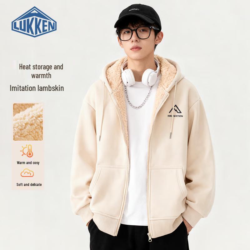 

LUKKEN Men s Sherpa Fleece Pullover Sweatshirt M