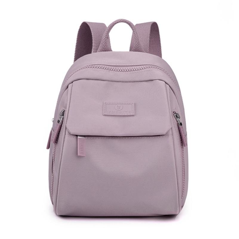 Solid Candy Color Backpack Fashion Lightweight Waterproof Backpack KTY