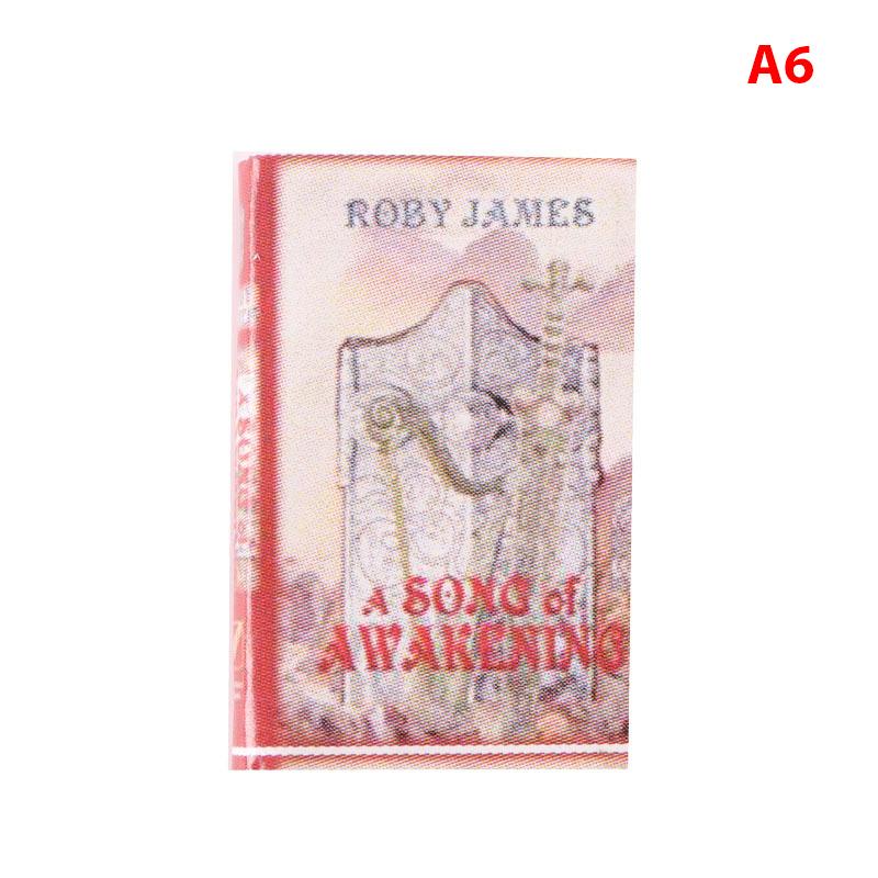 1:12 Scale Miniatures Dollhouse Books Assorted Retro Vintage Mini Books DIY Scene Doll House Decoration