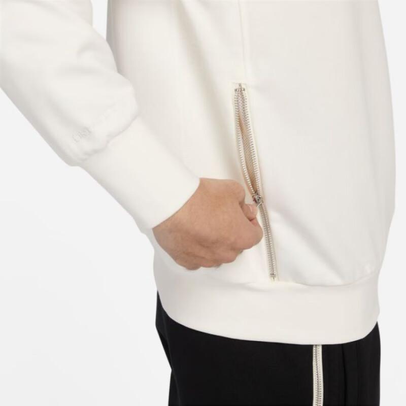 Nike Casual Cute Pet Logo Embroidered Sports Warm Crew Neck Long Sleeve Sweatshirt Men Sweatshirt White HF1115-100(TEAM702-BAYBAY-DOG)