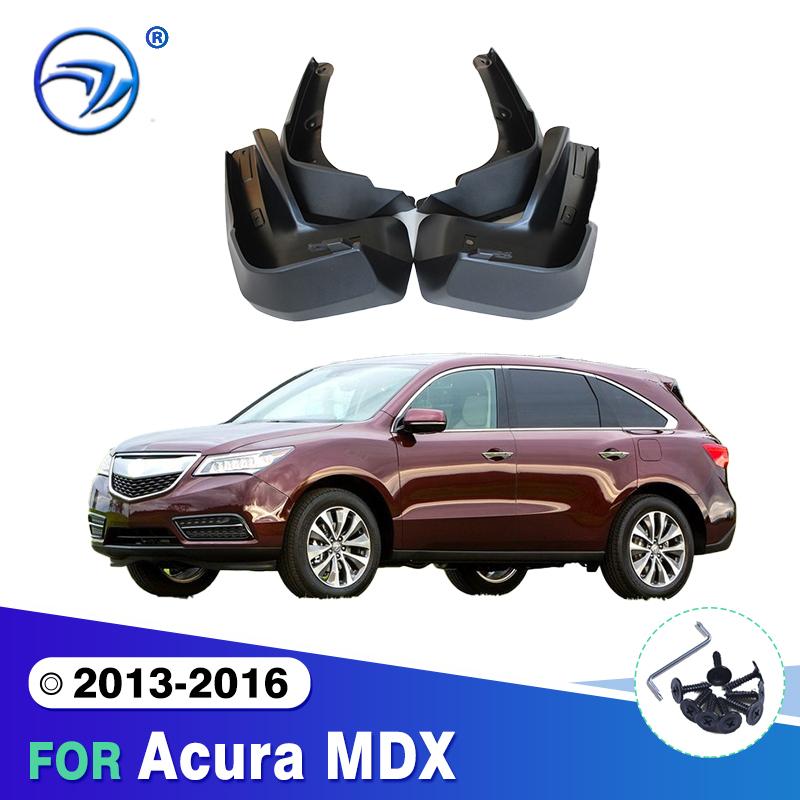 For Acura MDX 2013-2016 2014 2015 Mudflaps Splash Guards  Mudguards Mud Flaps Fender car Accessories 2013-2016