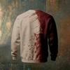 Men's Halloween Printed Neck Long Sleeve Sweatshirt for Casual Daily Wear