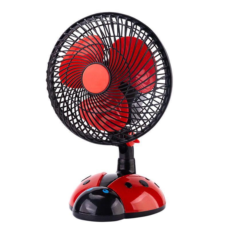 Silent Mini Fan: Cartoon Design for Dorms, Desks, and Offices