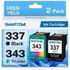 337 343 Cartridges Compatibel Met Hp 337 343 Xl Inktcartridges Voor Hp Deskjet 5940 6940 6980 D4160, Photosmart 2570 2[YE120]