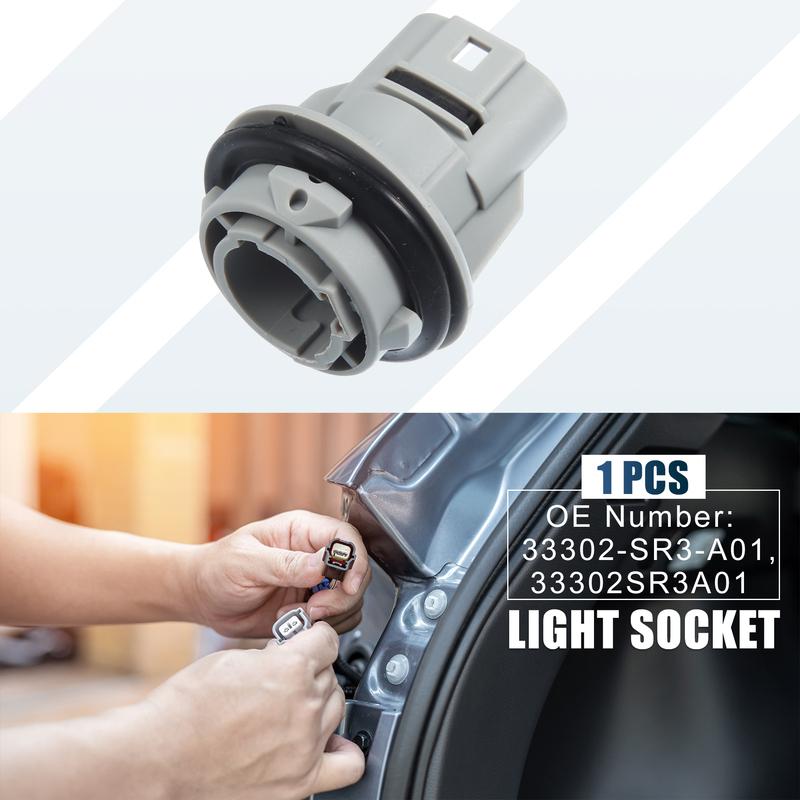X Autohaux Turn Signal Light Bulb Socket Holder for Acura CL 2001-2003 for Acura TSX 2011-2014 for Honda Accord for Honda Pilot