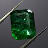 8 Karat Smaragd Schliff Natürlicher Kolumbianischer Grüner Smaragd Loser Edelstein ZERTIFIZIERT A-3634a