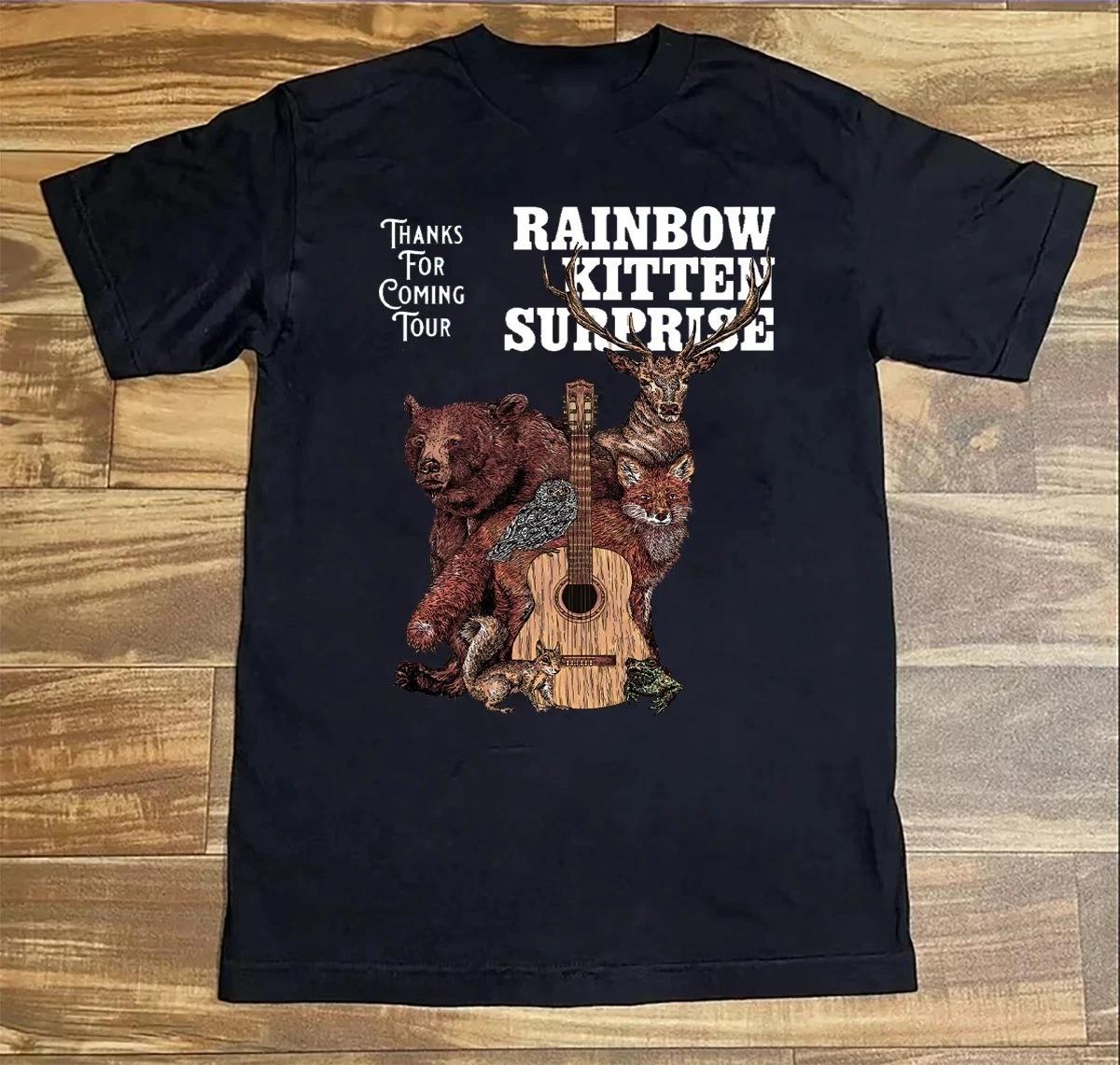 NEW HOT Rainbow Kitten Surprise Thanks For Coming Tour T-Shirt Size S-3XL S