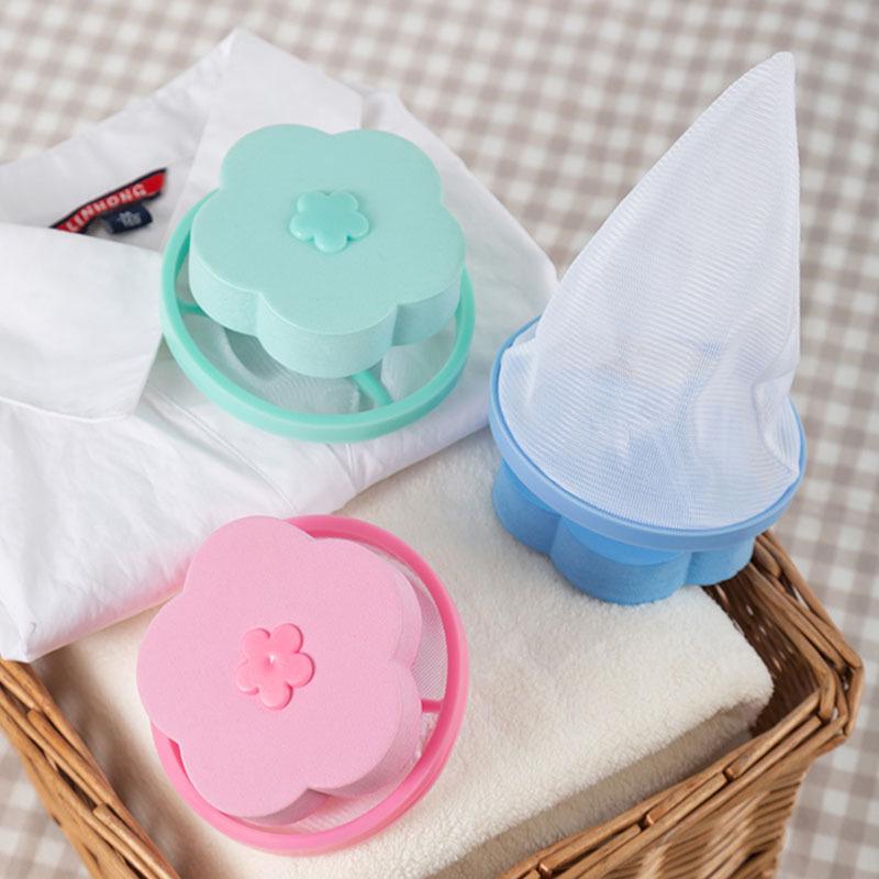 Pflaumenblüten Waschball Haar- & Fleckenentferner Filternetz