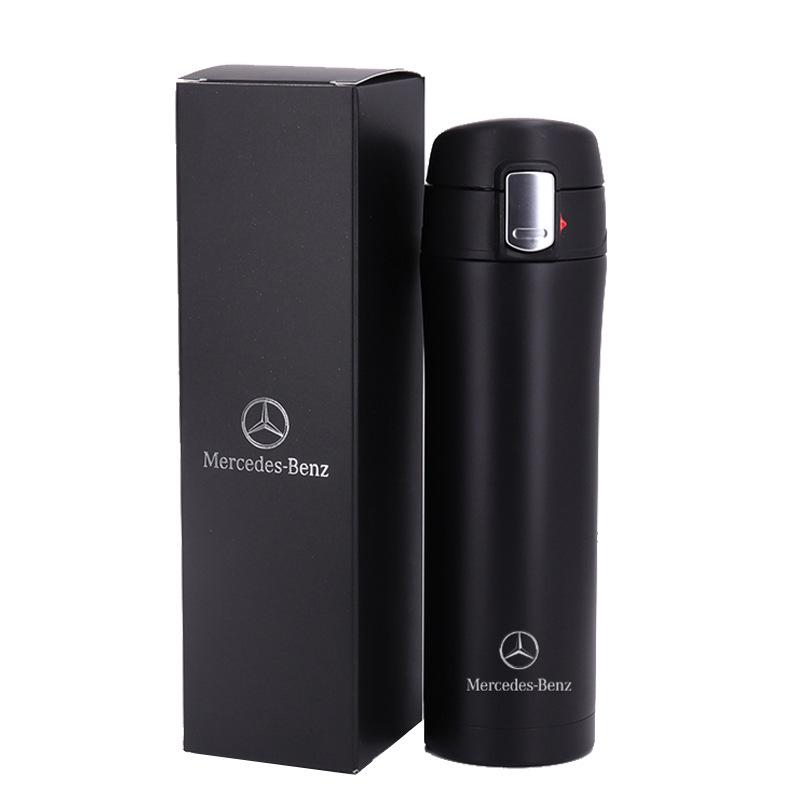 Copo Térmico de Aço Inoxidável com Abertura de um Clique - Presente da Loja 4S